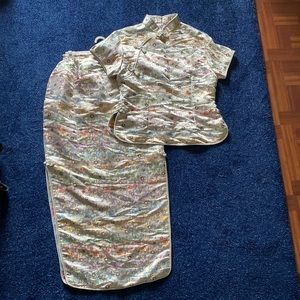Chinese style skirt and top